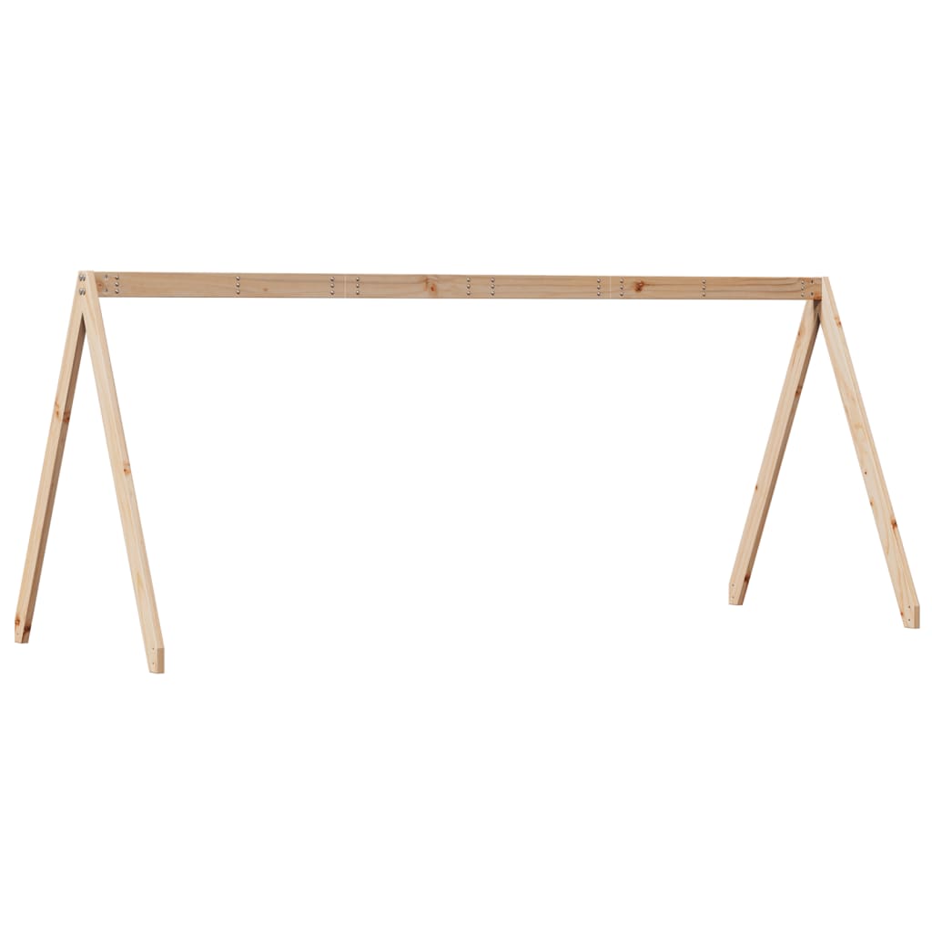 Toit pour lit enfant 199x80,5x88 cm en bois de pin massif