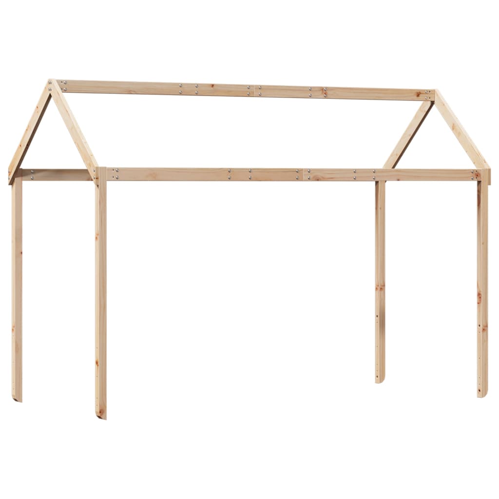 Toit pour lit enfant 217x95,5x159 cm en bois de pin massif