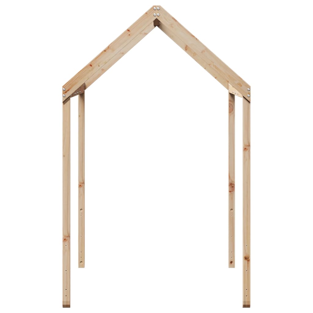 Toit pour lit enfant 217x95,5x159 cm en bois de pin massif