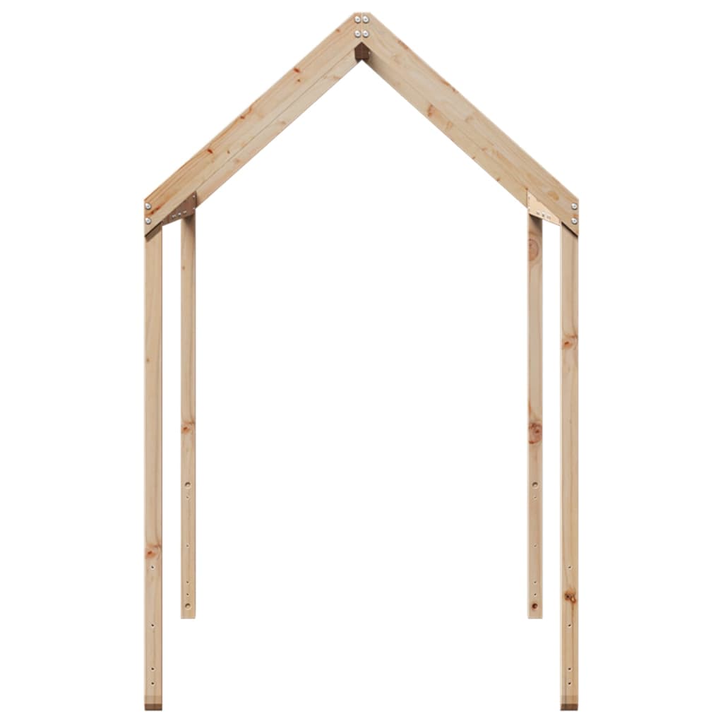 Toit pour lit enfant 217x85,5x154 cm en bois de pin massif