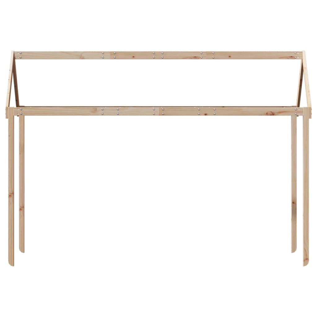 Toit pour lit enfant 207x80,5x151,5 cm en bois de pin massif