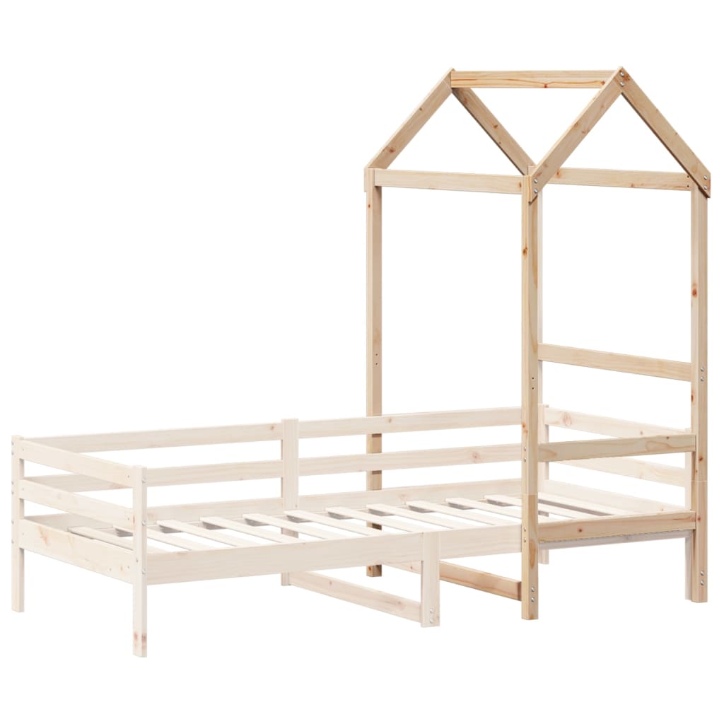 Toit pour lit enfant 108x70x176,5 cm bois de pin massif