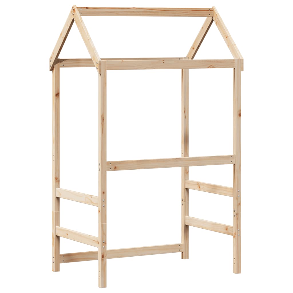 Toit pour lit enfant 108x70x176,5 cm bois de pin massif