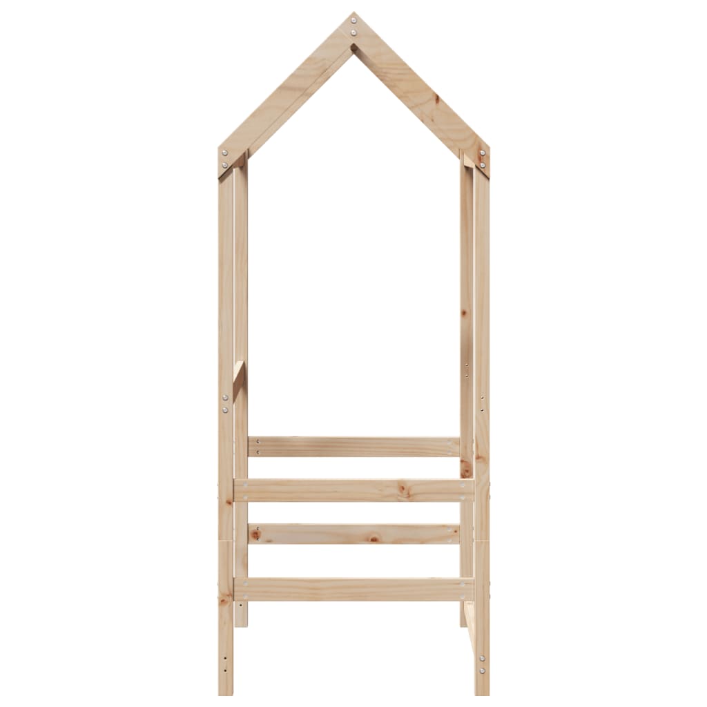 Toit pour lit enfant 98x70x176,5 cm en bois de pin massif