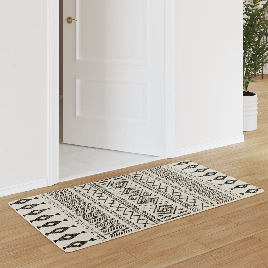 Tapis d'intérieur et d'extérieur multicolore 80x150 cm antidérapant