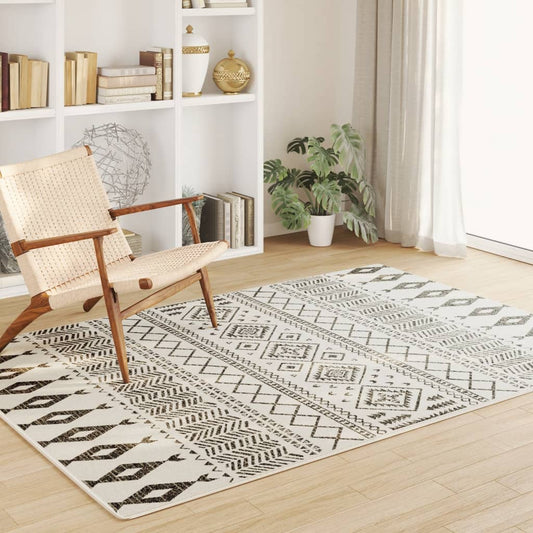 Tapis d'intérieur et d'extérieur multicolore 160x230 cm antidérapant