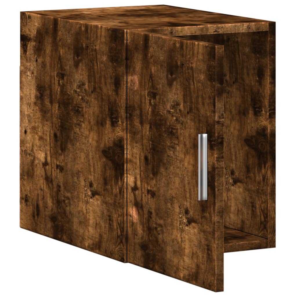 Armoire murale chêne fumé 30x42,5x40 cm matériau bois