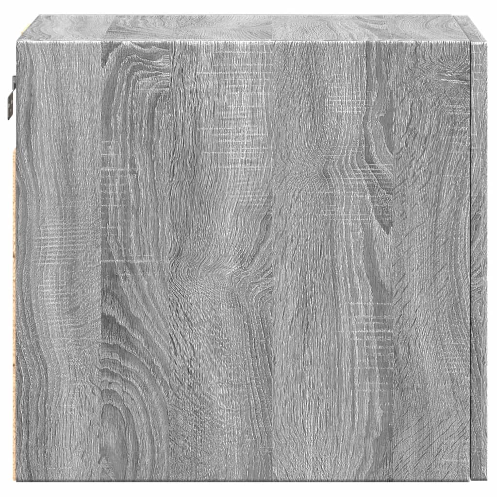 Armoire murale Sonoma grise 30x42,5x40 cm en bois