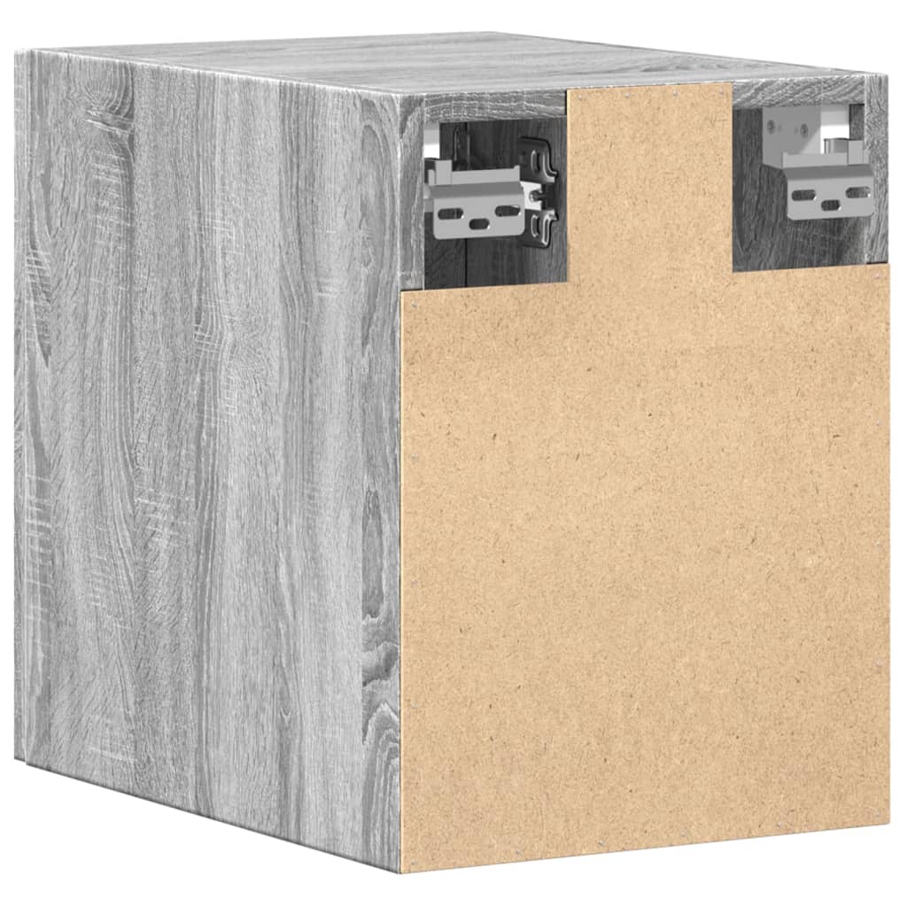 Armoire murale Sonoma grise 30x42,5x40 cm en bois