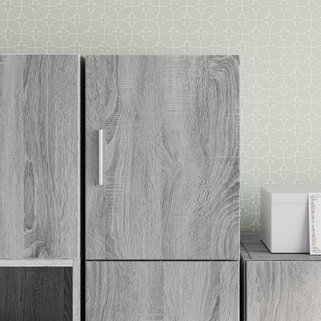 Armoire murale Sonoma grise 30x42,5x40 cm en bois