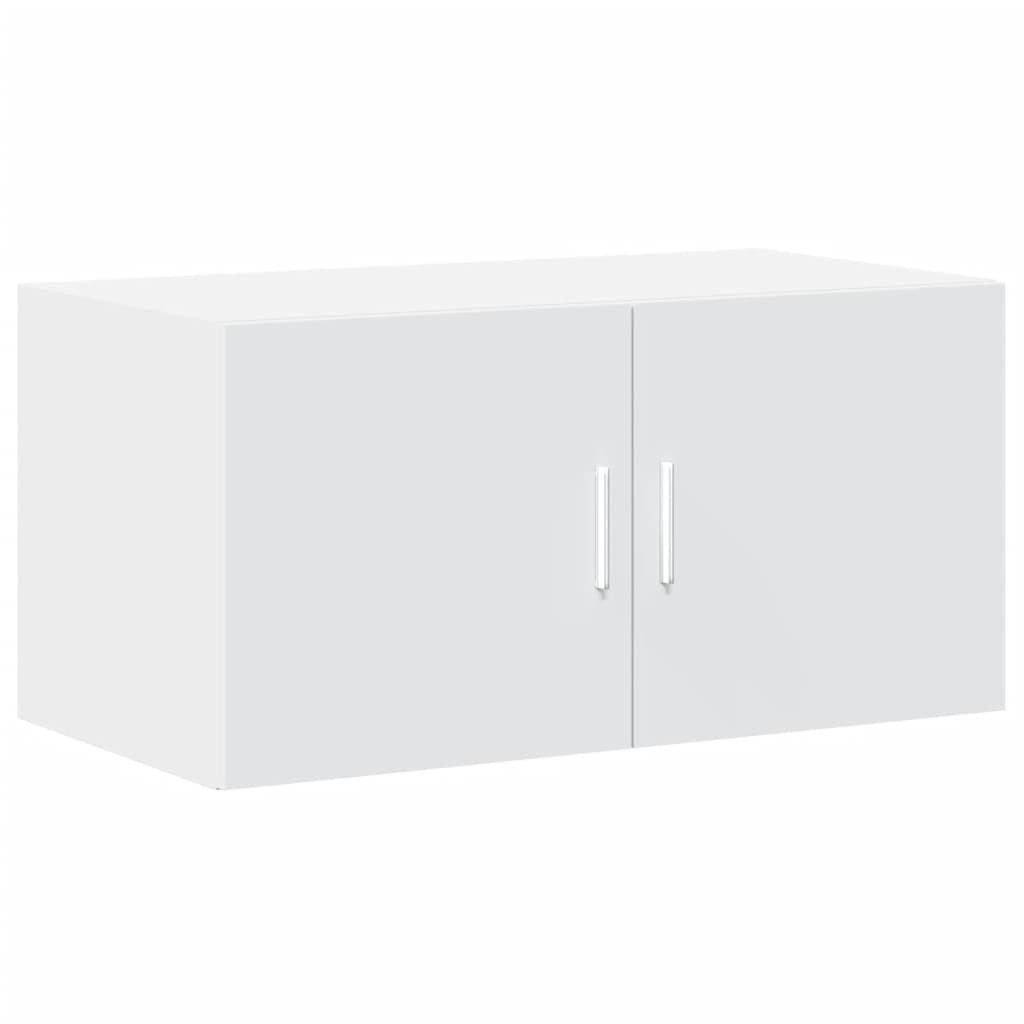 Armoire murale blanche 80x42,5x40 cm en bois