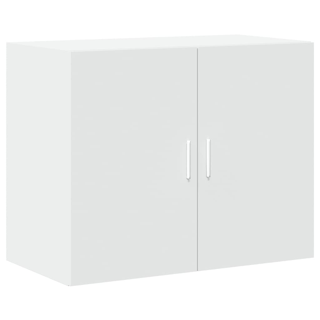 Armoire murale blanche 80x42,5x64 cm en bois