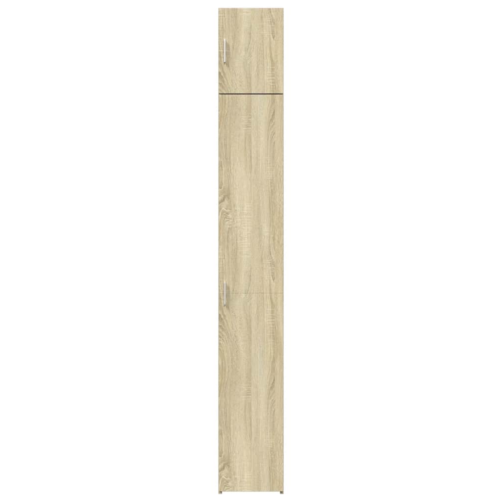 Hochschrank Schmal Sonoma-Eiche 30x42,5x225 cm Holzwerkstoff