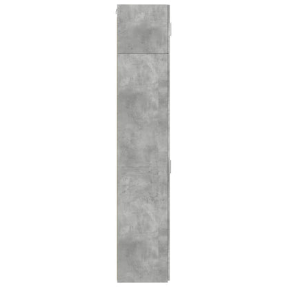 Hochschrank Schmal Betongrau 45x42,5x225 cm Holzwerkstoff