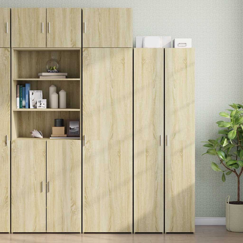 Hochschrank Schmal Sonoma-Eiche 50x42,5x225 cm Holzwerkstoff
