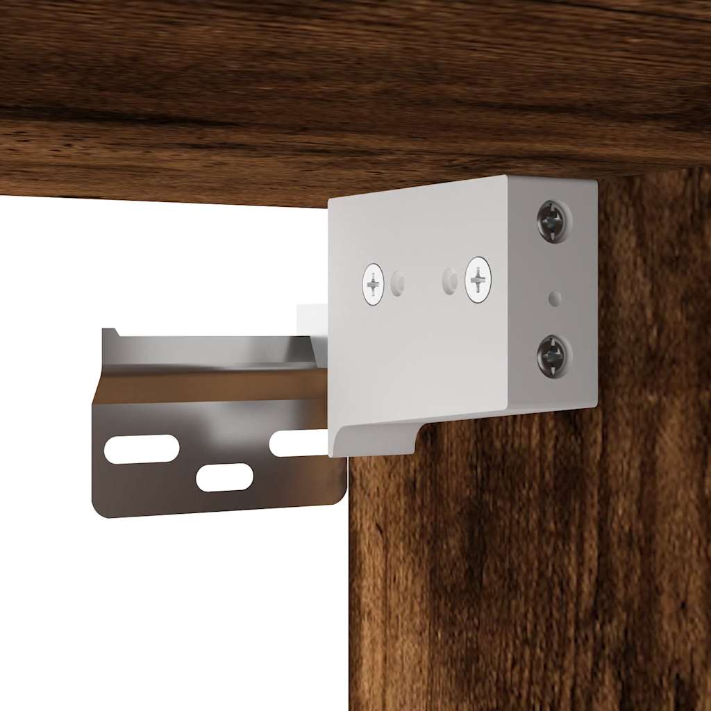Hochschrank Schmal Räuchereiche 50x42,5x225 cm Holzwerkstoff