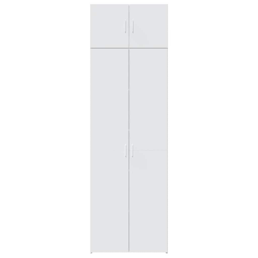Hochschrank Weiß 70x42,5x225 cm Holzwerkstoff