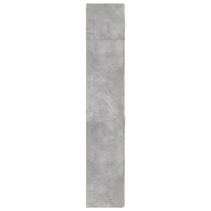 Hochschrank Betongrau 70x42,5x225 cm Holzwerkstoff