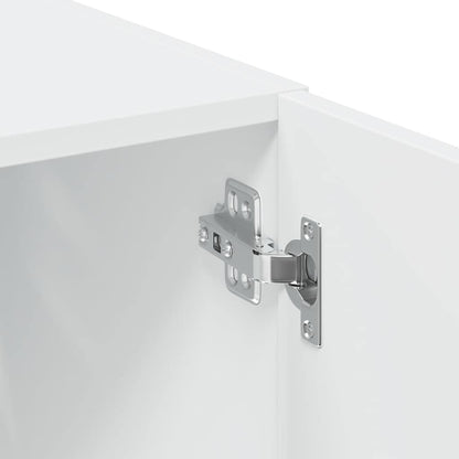 Hochschrank Weiß 80x42,5x225 cm Holzwerkstoff
