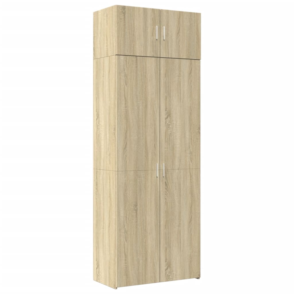 Hochschrank Sonoma-Eiche 80x42,5x225 cm Holzwerkstoff