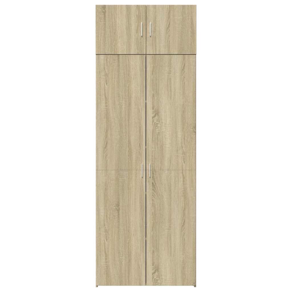Hochschrank Sonoma-Eiche 80x42,5x225 cm Holzwerkstoff