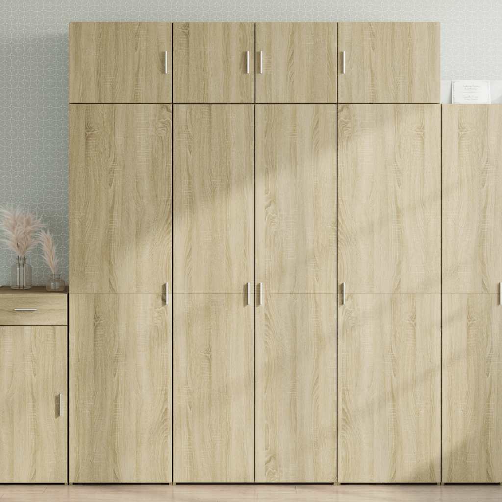 Hochschrank Sonoma-Eiche 80x42,5x225 cm Holzwerkstoff