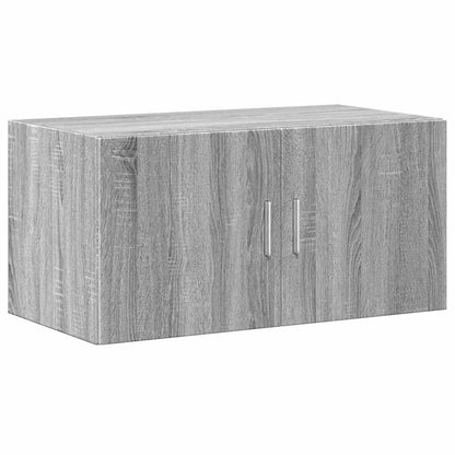 Hochschrank Grau Sonoma 80x42,5x225 cm Holzwerkstoff