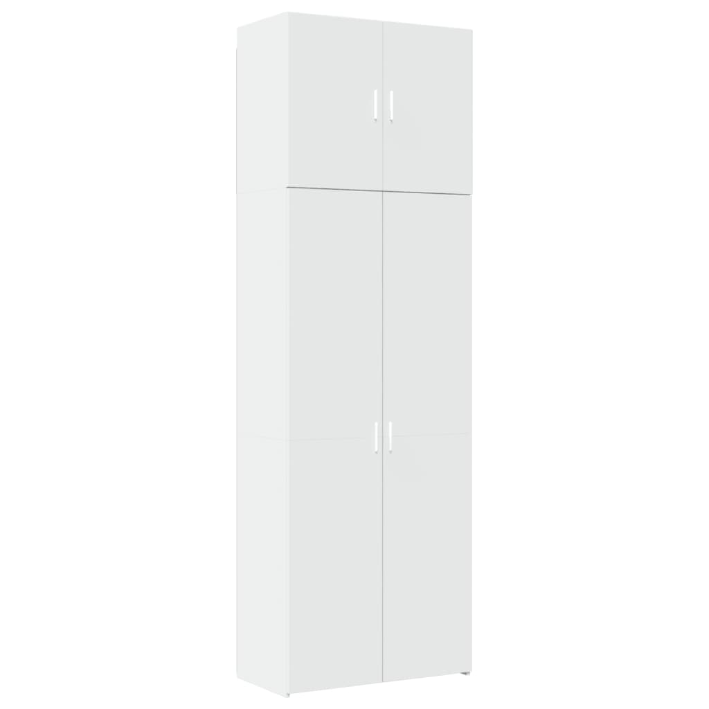 Highboard Weiß 80x42,5x249 cm Holzwerkstoff