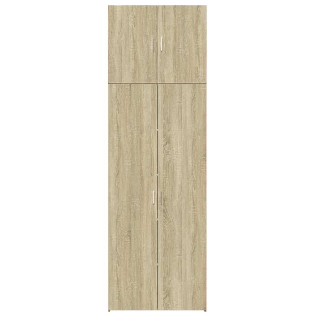 Highboard Sonoma-Eiche 80x42,5x249 cm Holzwerkstoff