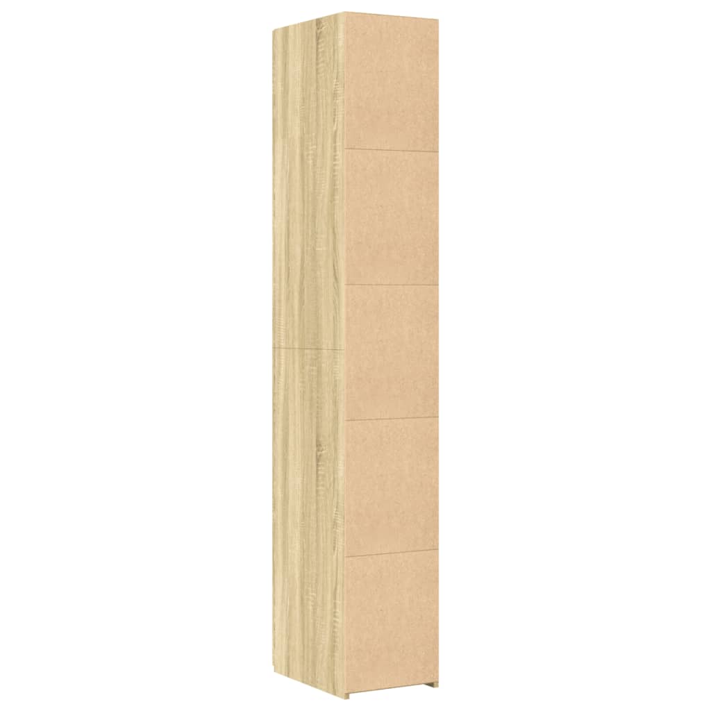 Highboard Sonoma-Eiche 30x42,5x185 cm Holzwerkstoff