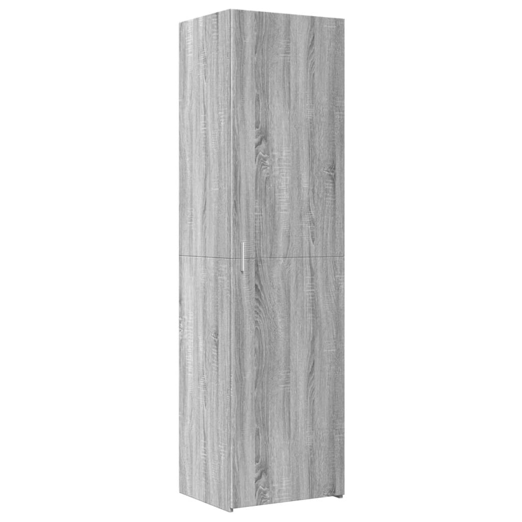 Highboard Grau Sonoma 50x42,5x185 cm Holzwerkstoff