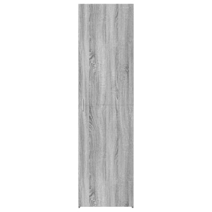 Highboard Grau Sonoma 50x42,5x185 cm Holzwerkstoff