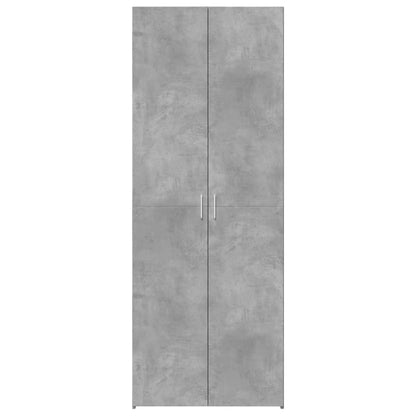 Highboard Betongrau 70x42,5x185 cm Holzwerkstoff