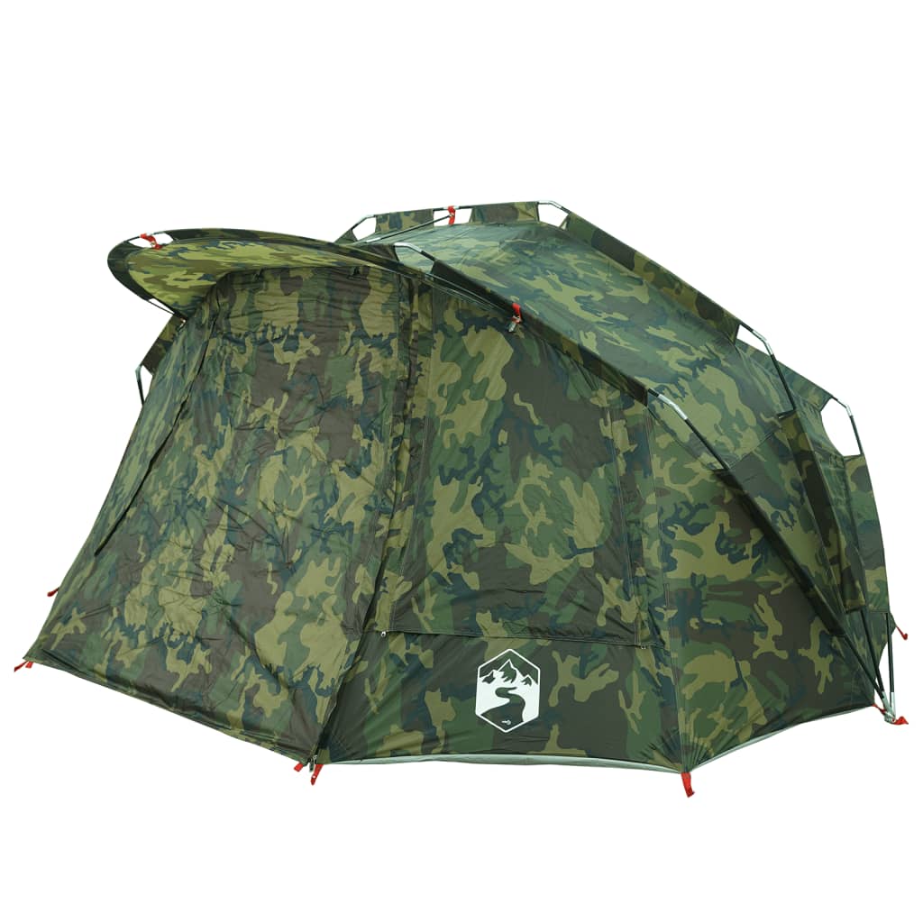 Tente de pêche 5 personnes motif camouflage imperméable