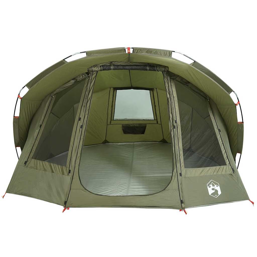 Tente de pêche 5 personnes vert olive imperméable