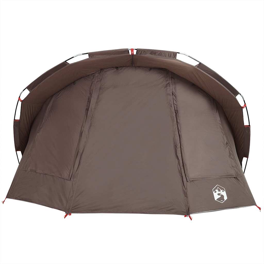 Tente de pêche 5 personnes marron imperméable