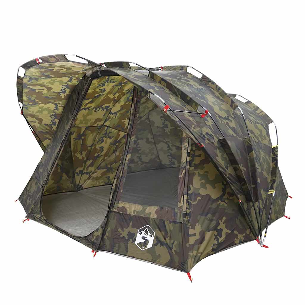 Tente de pêche 5 personnes motif camouflage imperméable