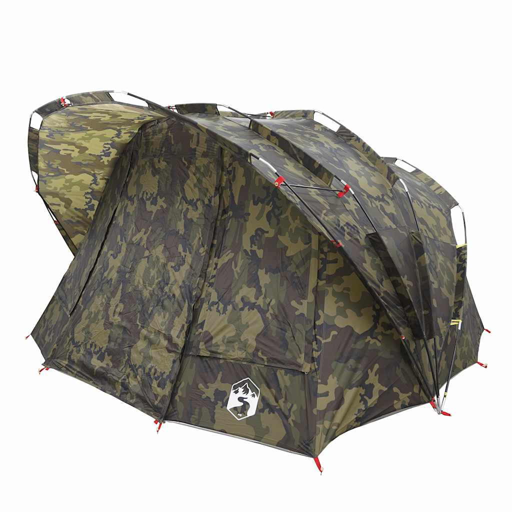 Tente de pêche 5 personnes motif camouflage imperméable