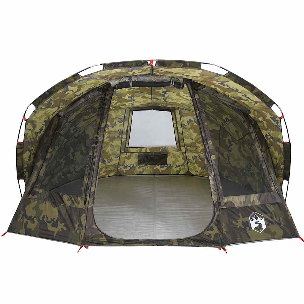 Tente de pêche 5 personnes motif camouflage imperméable