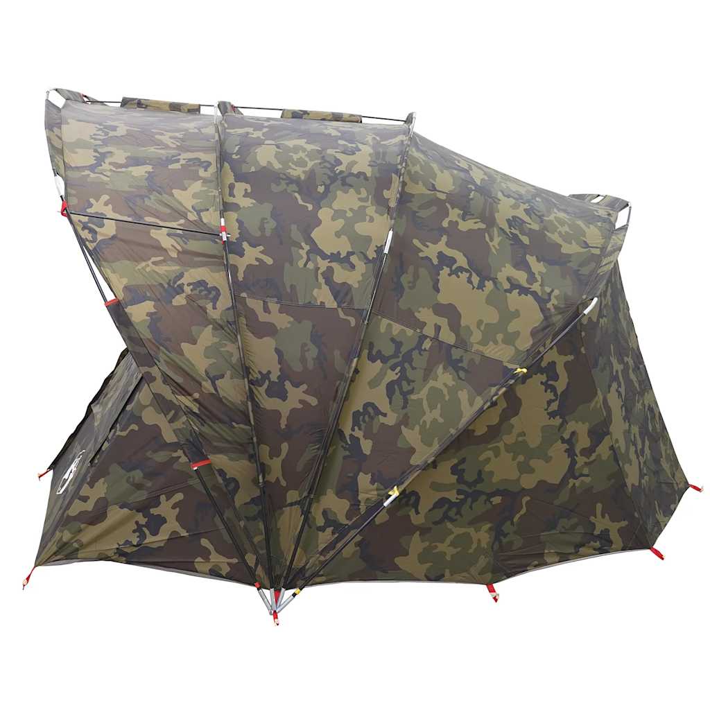 Tente de pêche 5 personnes motif camouflage imperméable