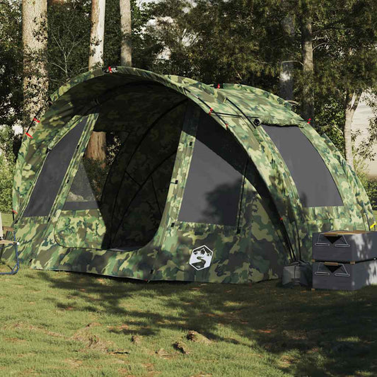 Tente de pêche 2 personnes motif camouflage imperméable