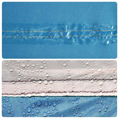 Duschzelt Blau Wasserfest
