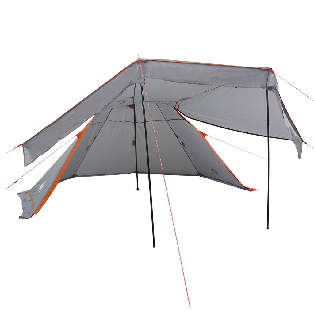 Tente de camping Tipi 5 personnes grise imperméable