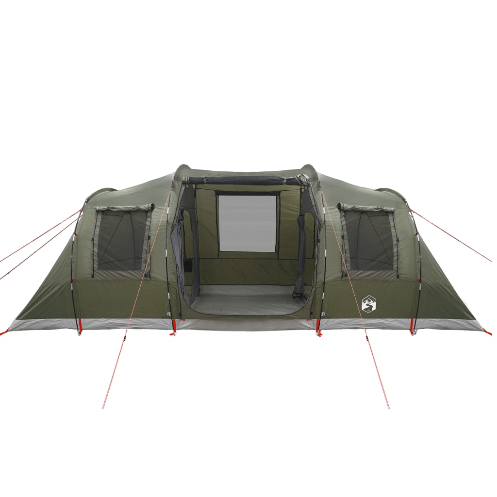 Tente tunnel 4 personnes vert olive imperméable