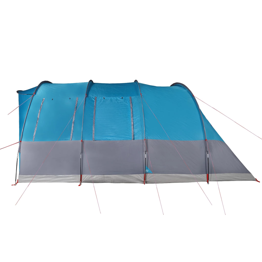 Tente tunnel 5 personnes bleue imperméable