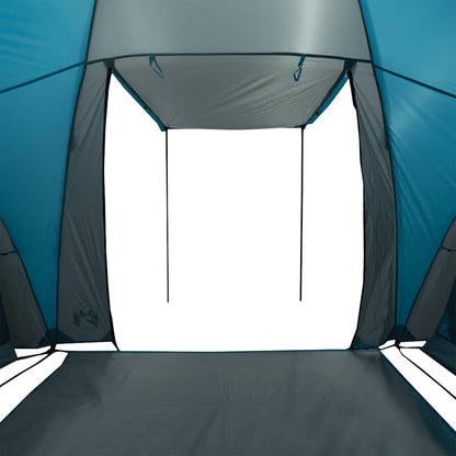 Tunnelzelt 5 Personen Blau Wasserdicht