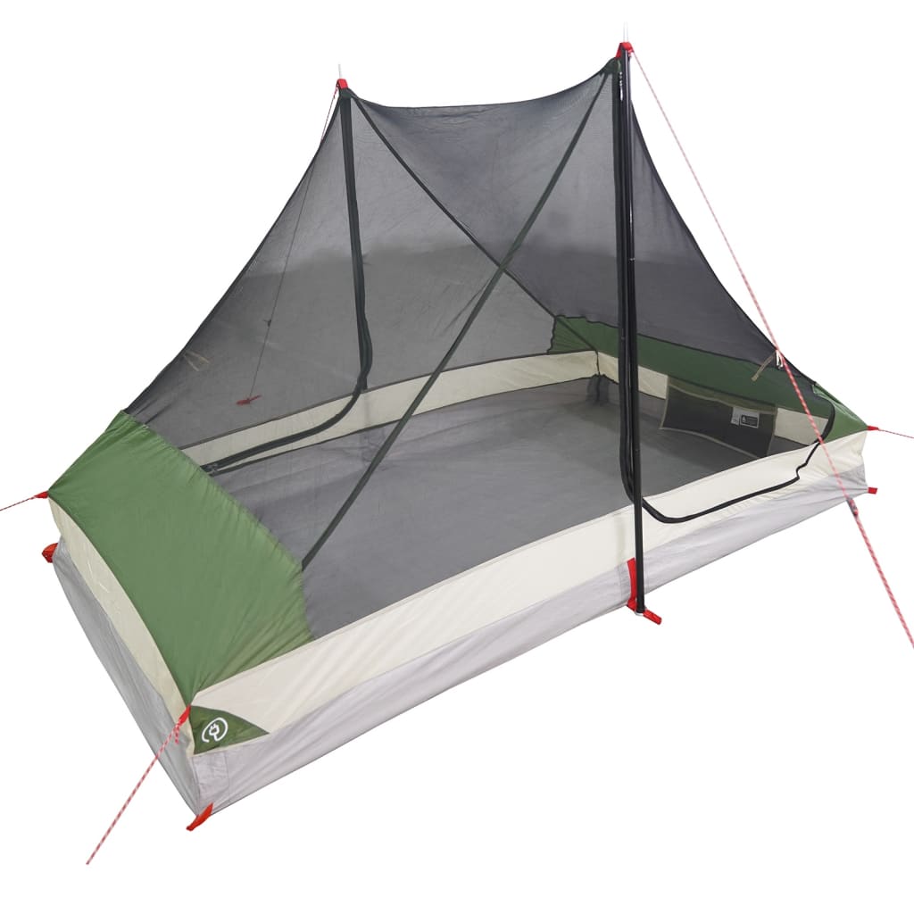 Tente de camping 2 personnes verte imperméable