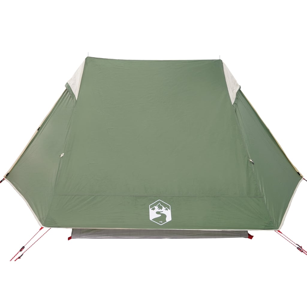 Tente de camping 2 personnes verte imperméable