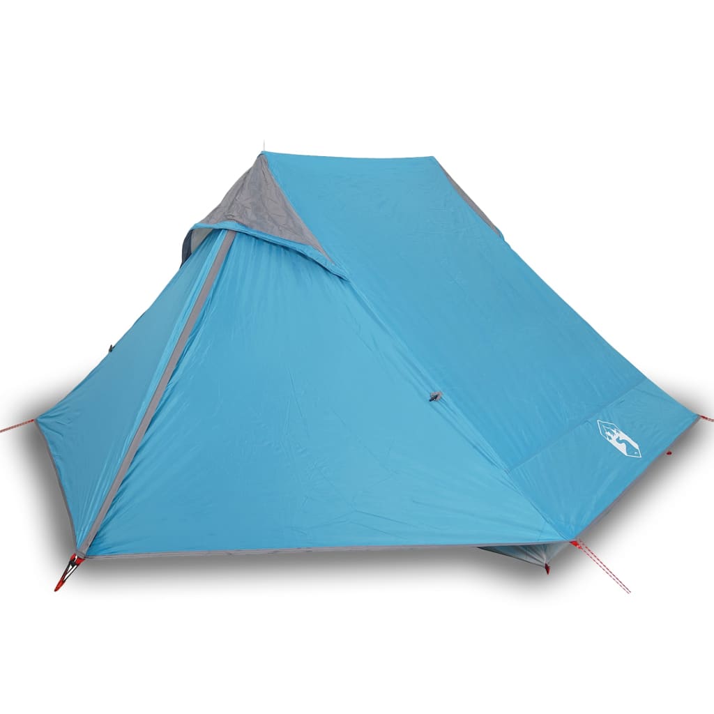 Tente de camping 2 personnes bleue imperméable