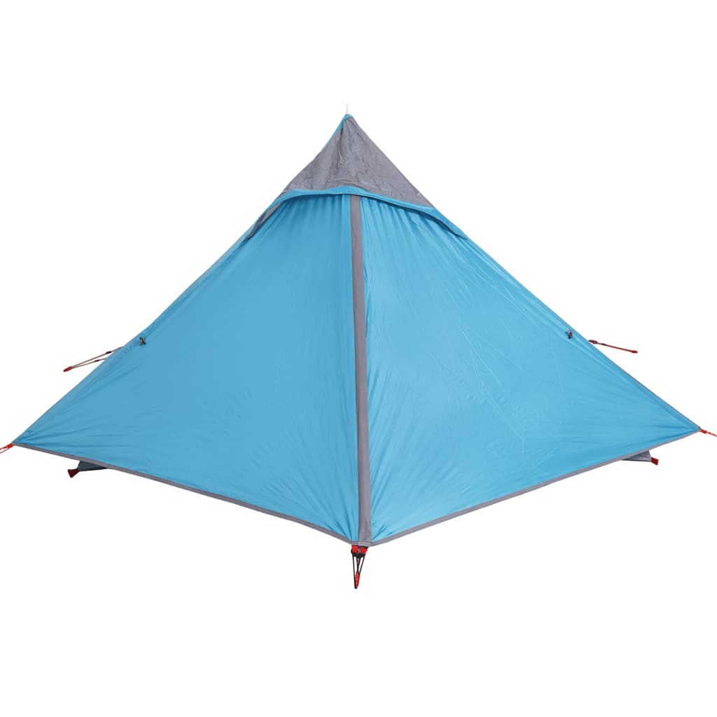 Tente de camping 2 personnes bleue imperméable